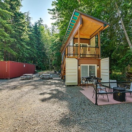Unique Container Studio With Deck And Fire Pit! Buckley 外观 照片